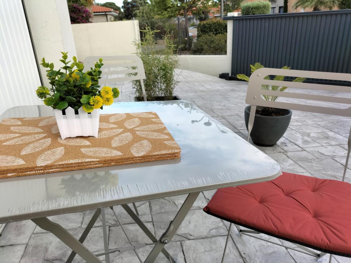 "Les Bambous" Studio Cosy Climatise Au Calme De 37 M2 Parking Gratuit A Argeles Sur Mer Esterno foto